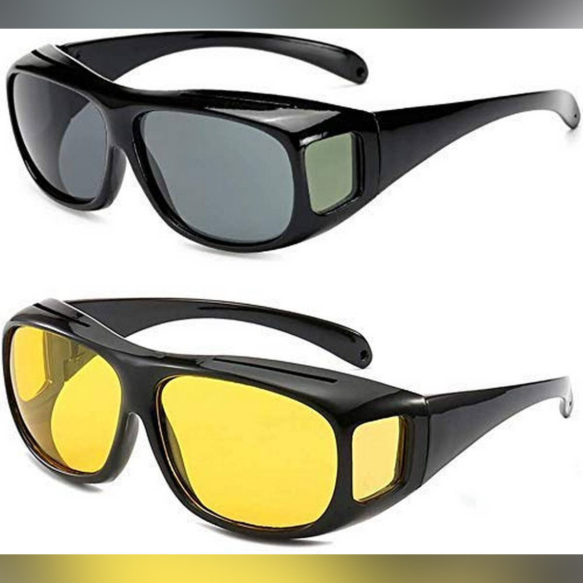 2pc day and night vision sunglasses